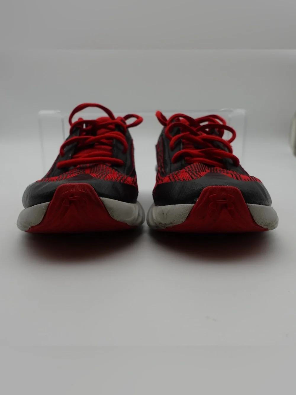 Under Armour Kids Charged Scramjet 4 Boy Size 4 Y Shoes Red Running Athletic